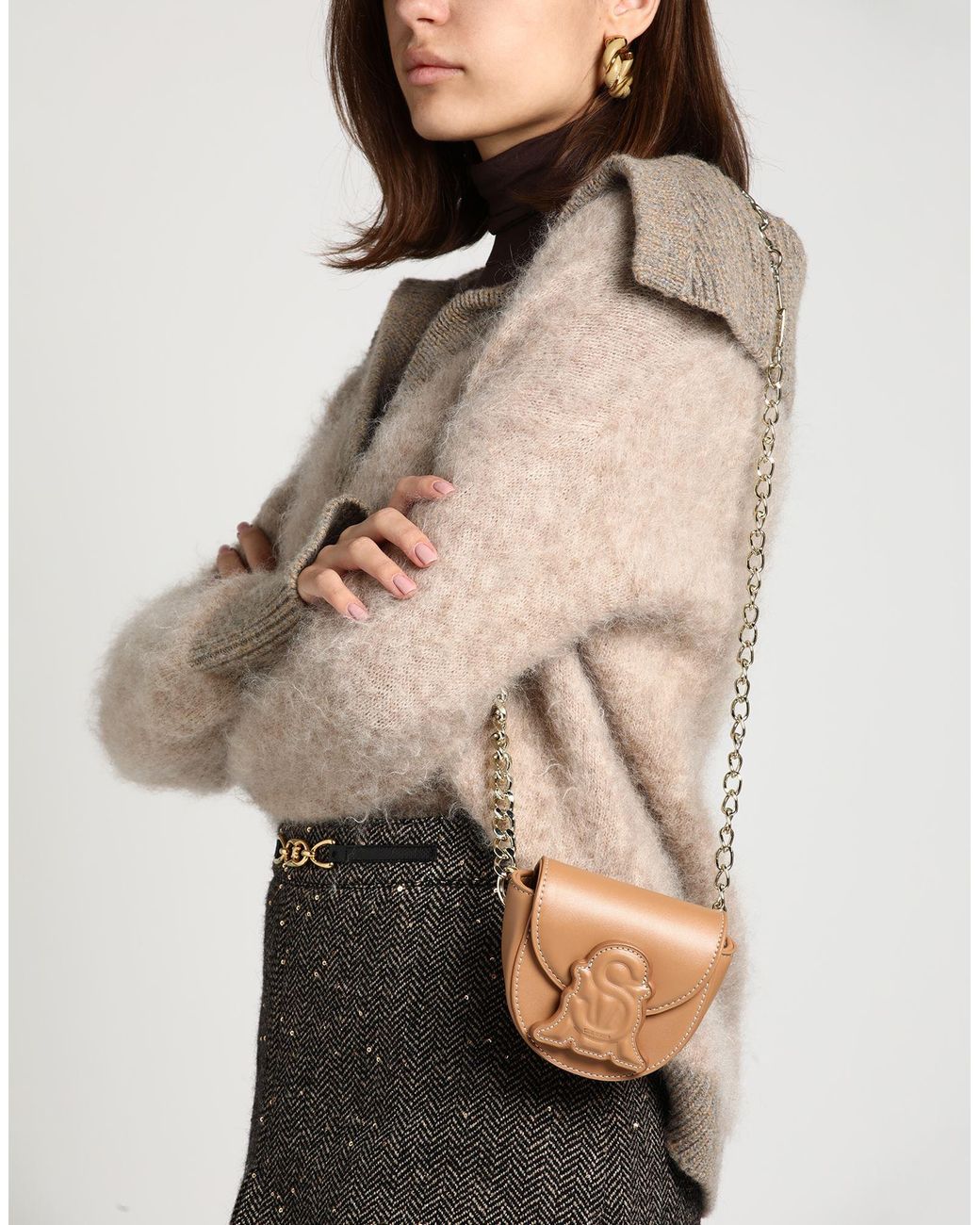 Steve Madden White Cross-body Bag