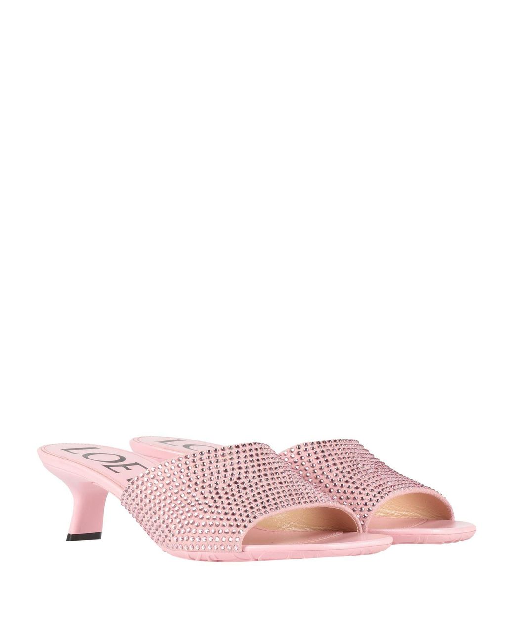 Loewe Pink Sandals Leather