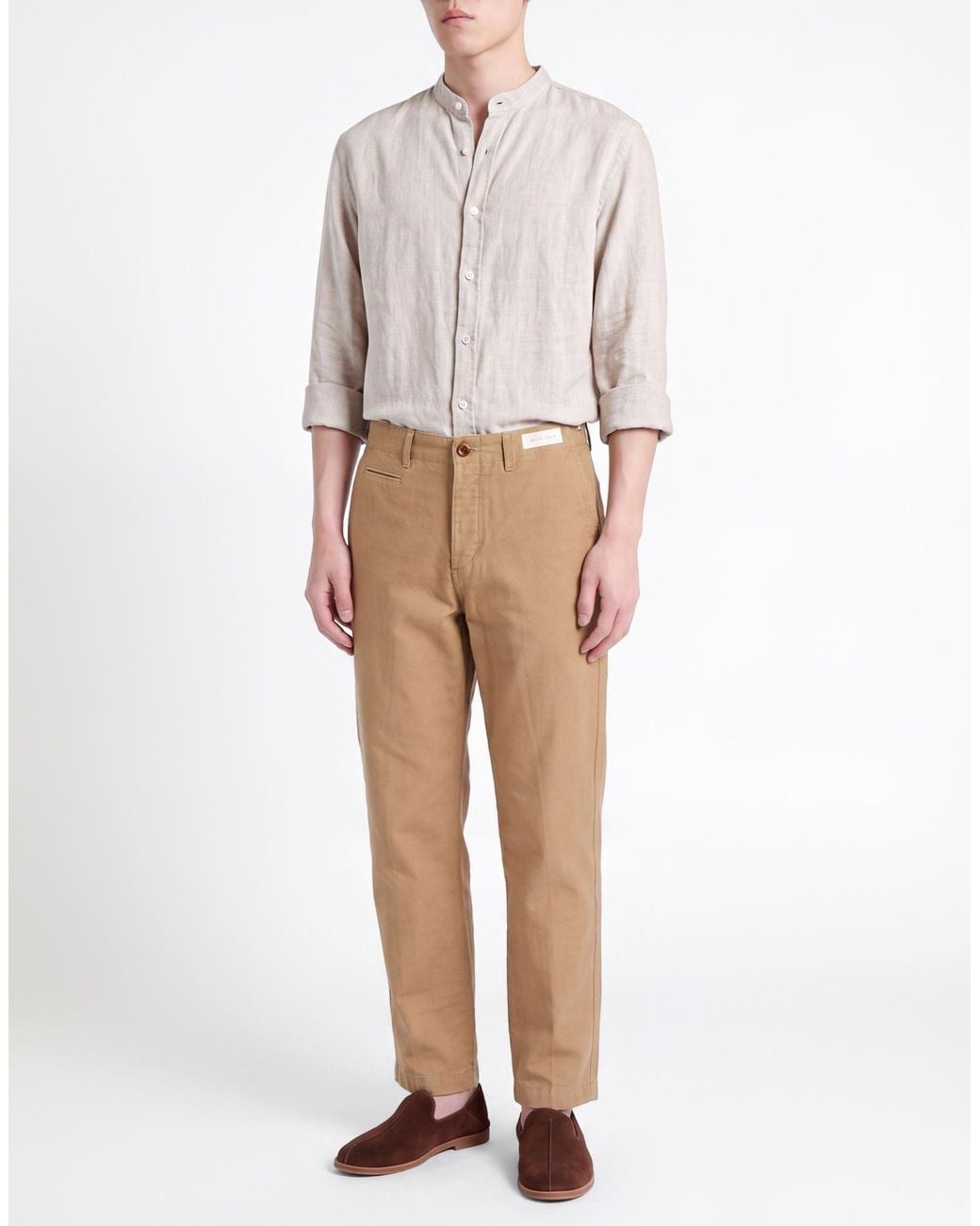 Tela Genova Natural Trouser for men