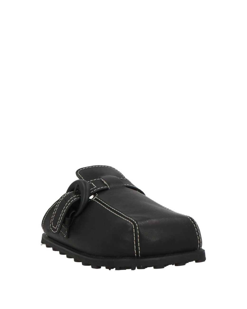 MARINE SERRE Black Mules & Clogs
