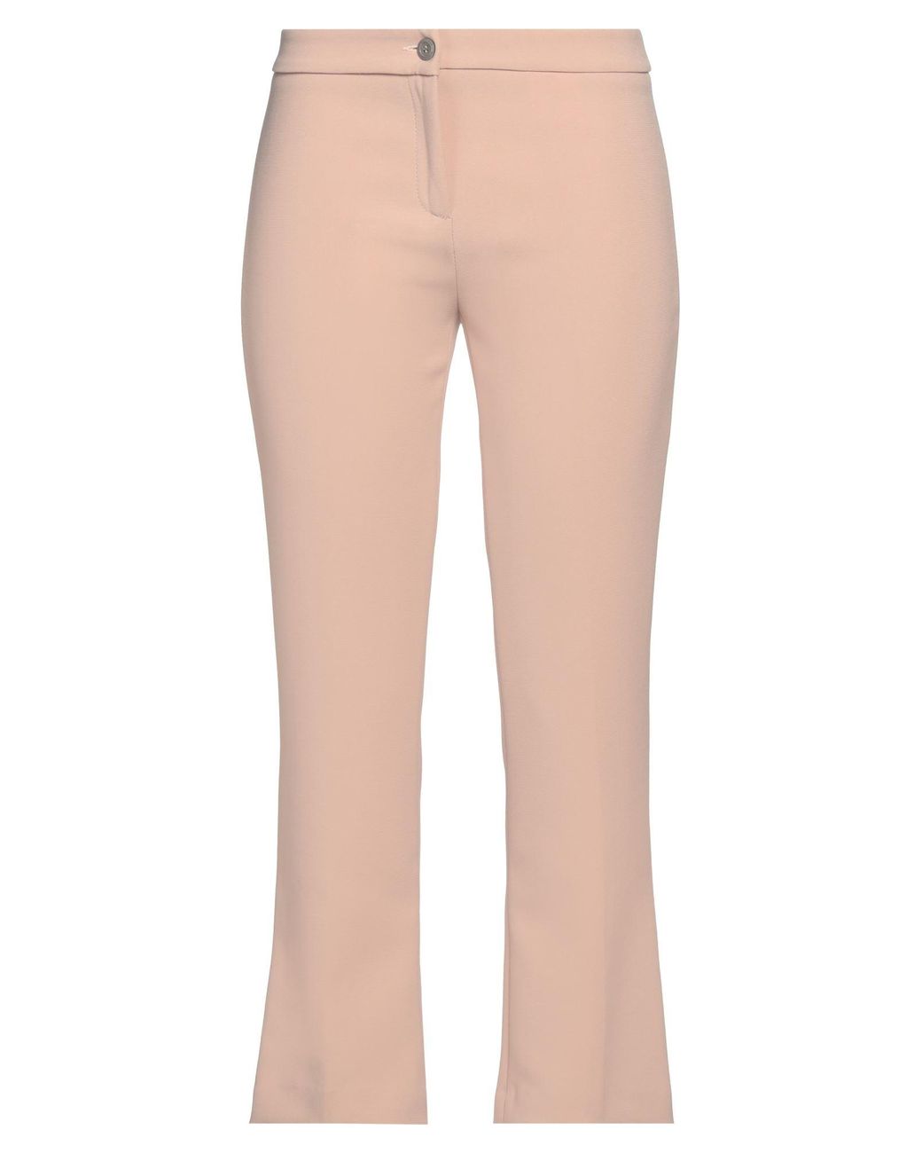 Trussardi Natural Pants Polyester, Viscose, Elastane