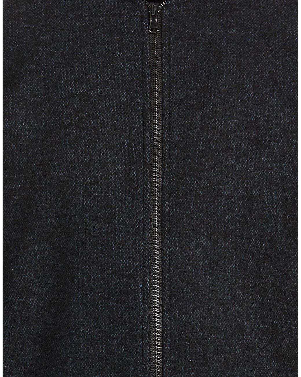 Exte Black Jacket Wool for men