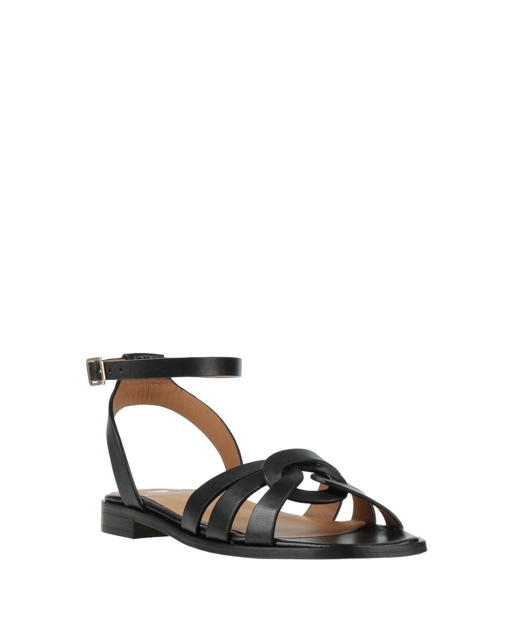 Bobbies Black Sandals