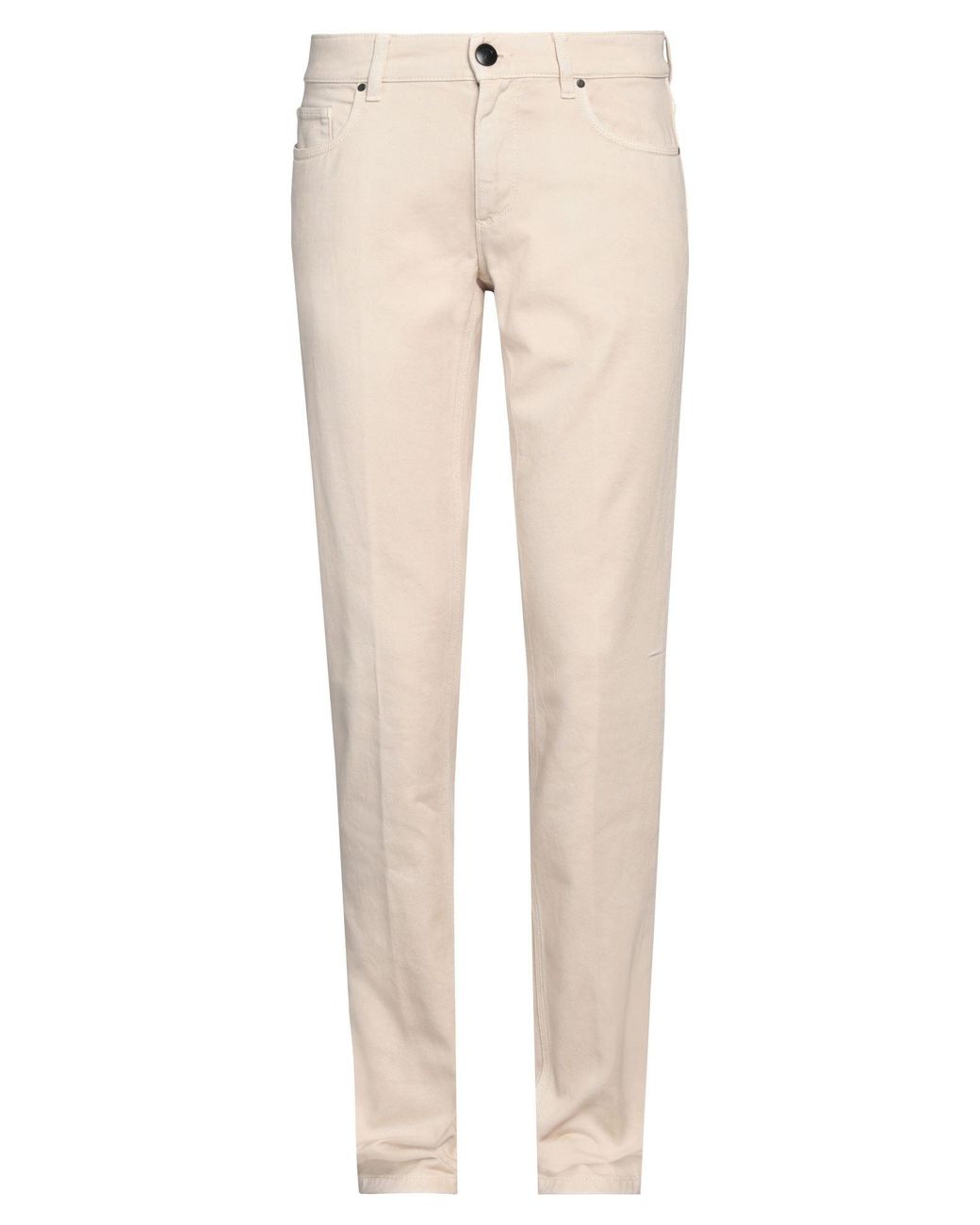 Trussardi Natural Pants Cotton for men