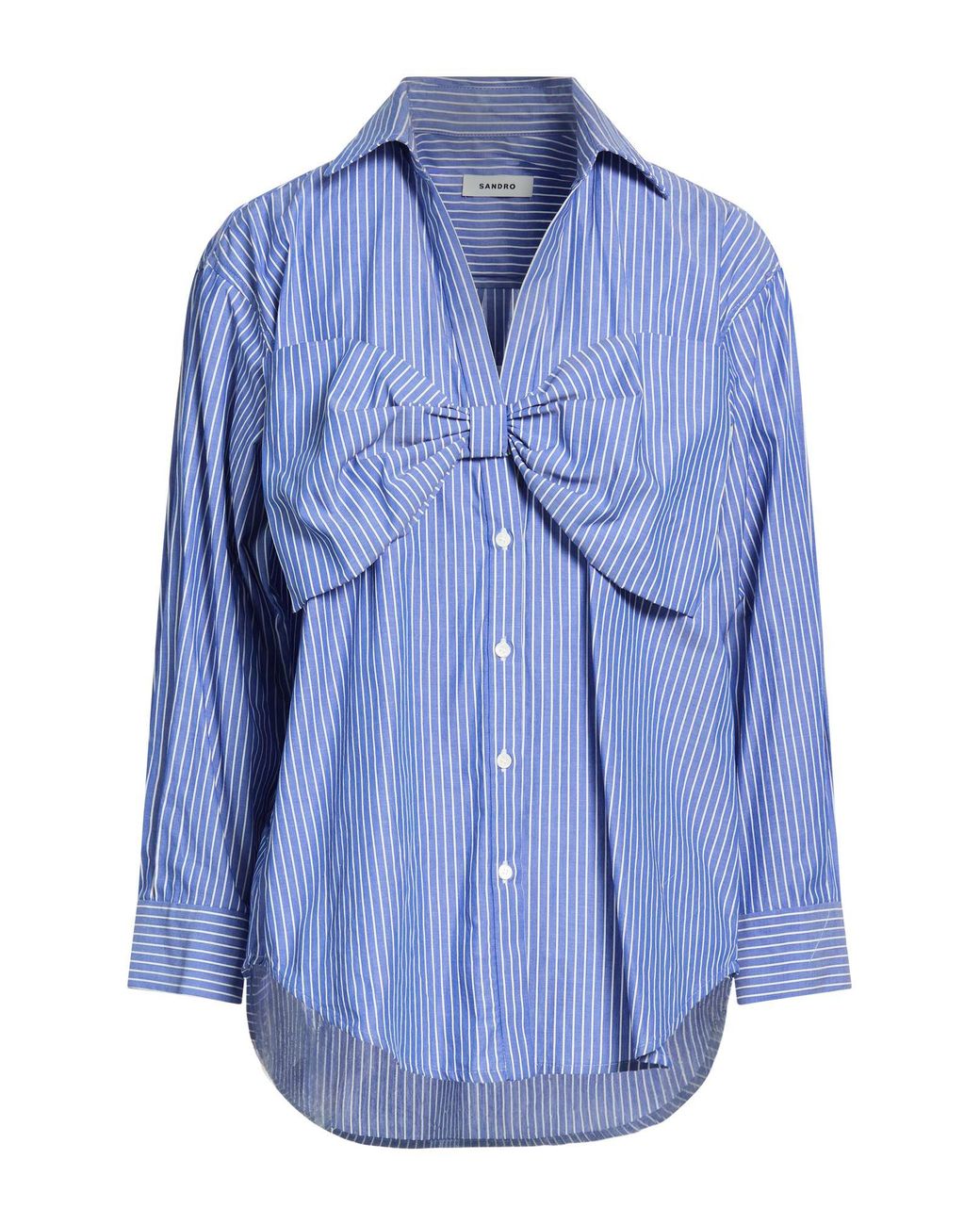 Sandro Blue Shirt Cotton