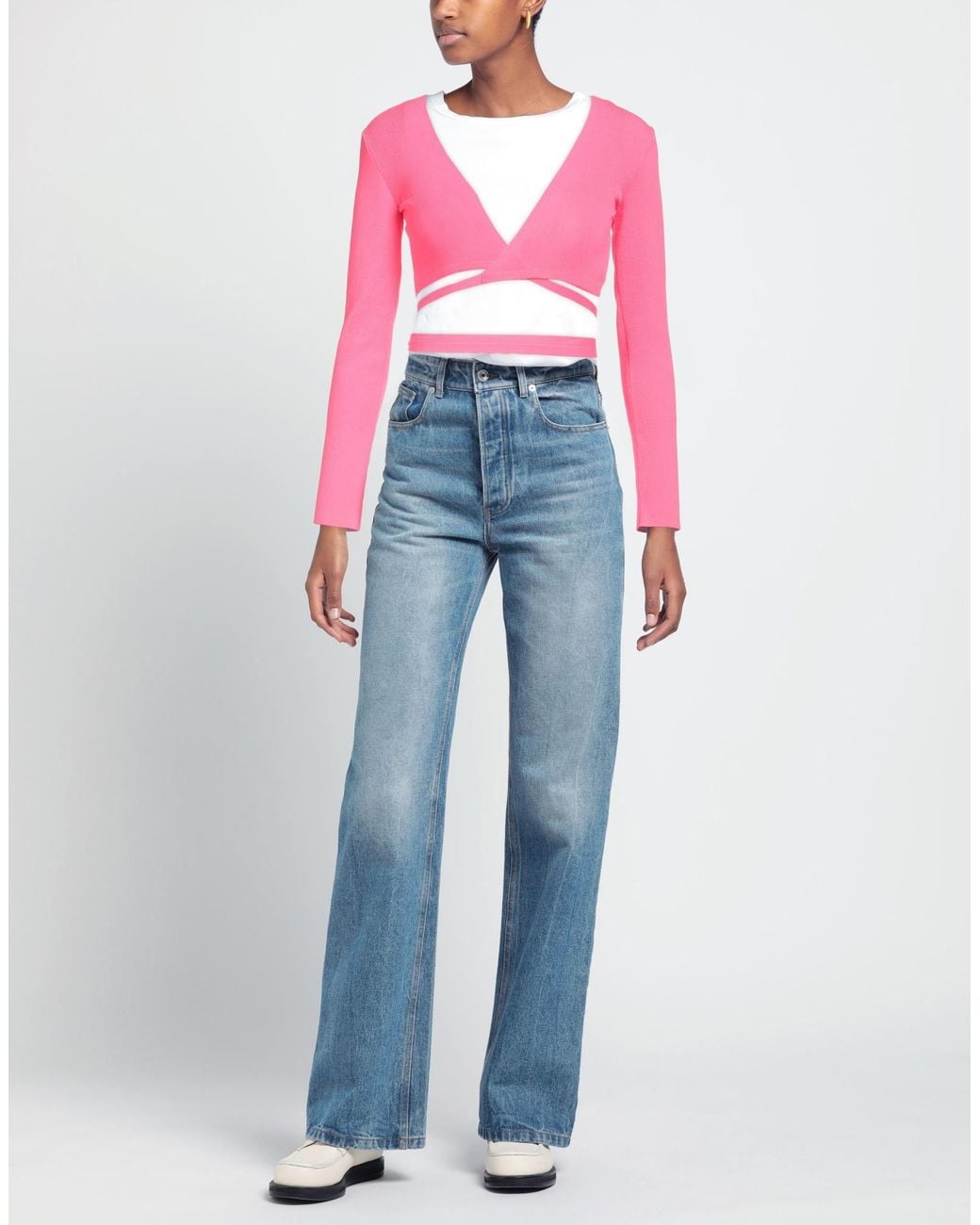 MSGM Pink Wrap Cardigans