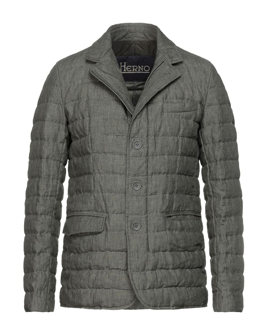 Herno Gray Puffers for men