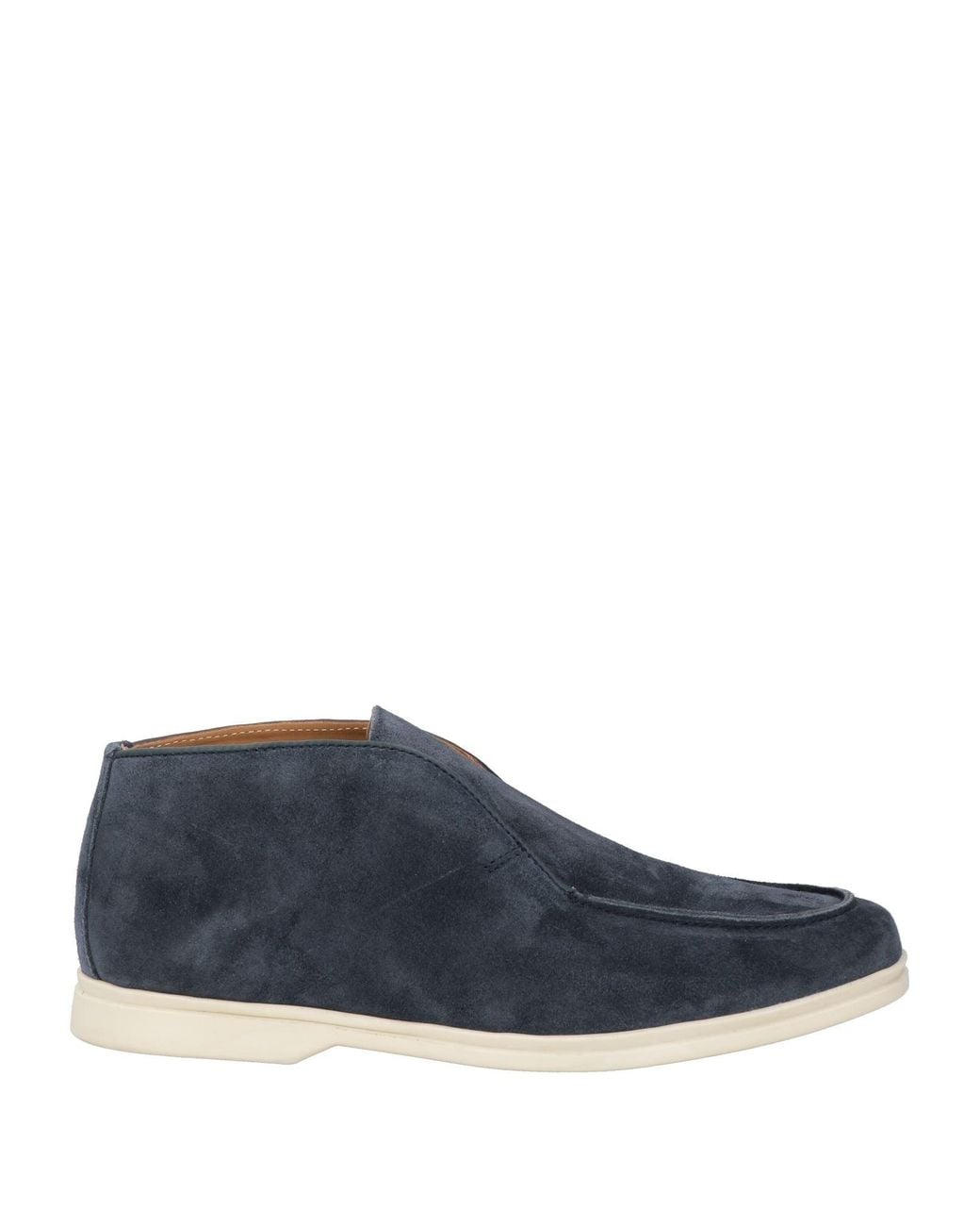 Cerruti 1881 Blue Ankle Boots Cow Leather for men
