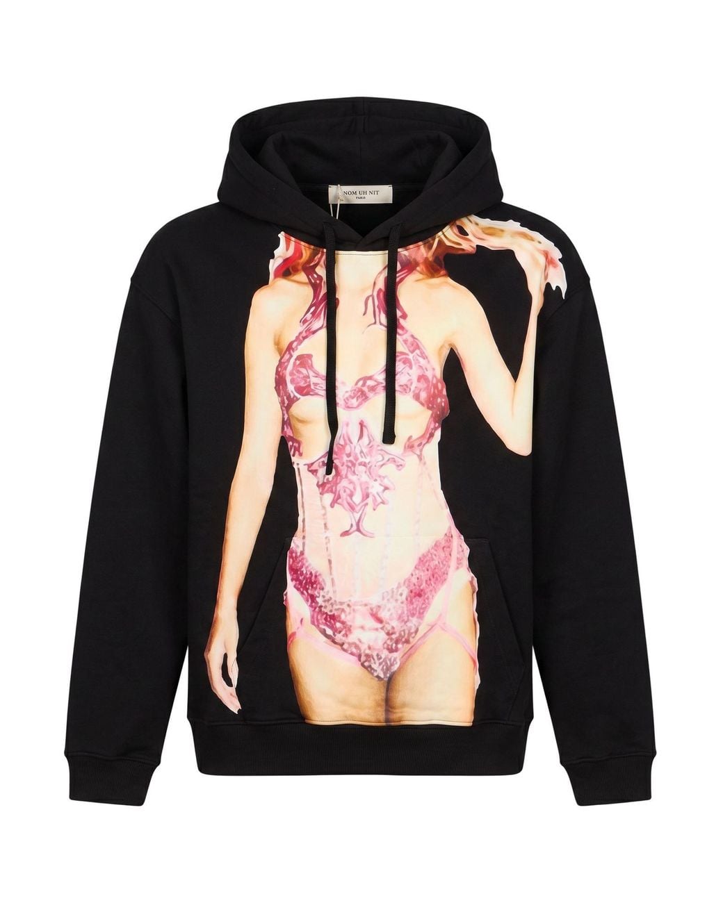 Ih Nom Uh Nit Black Sweatshirt Cotton for men
