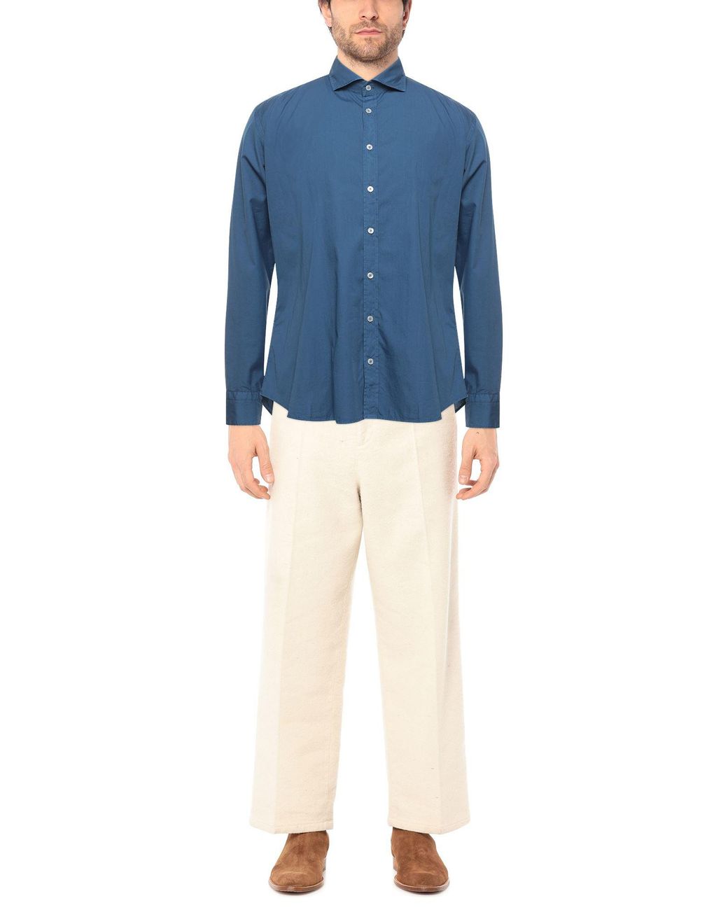 BASTONCINO Blue Shirt for men