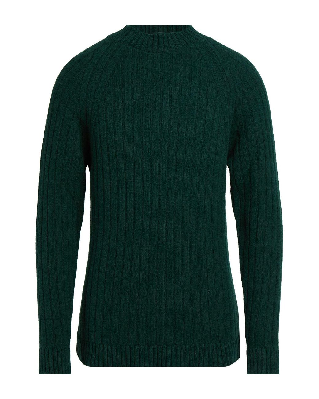 Irish Crone Green Turtleneck Wool for men