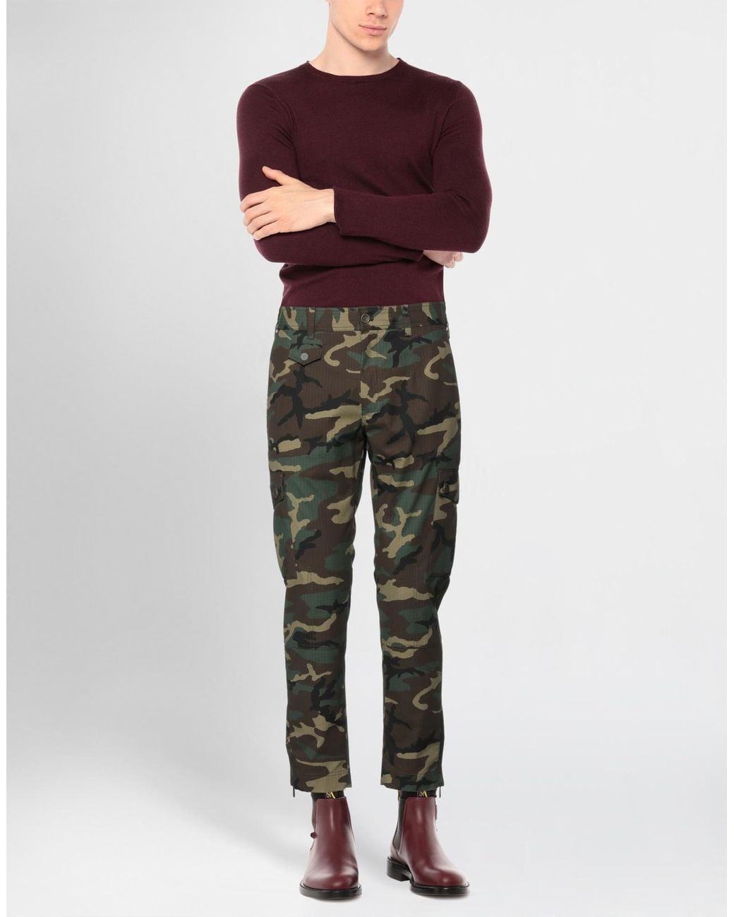 Dolce & Gabbana Gray Trouser for men
