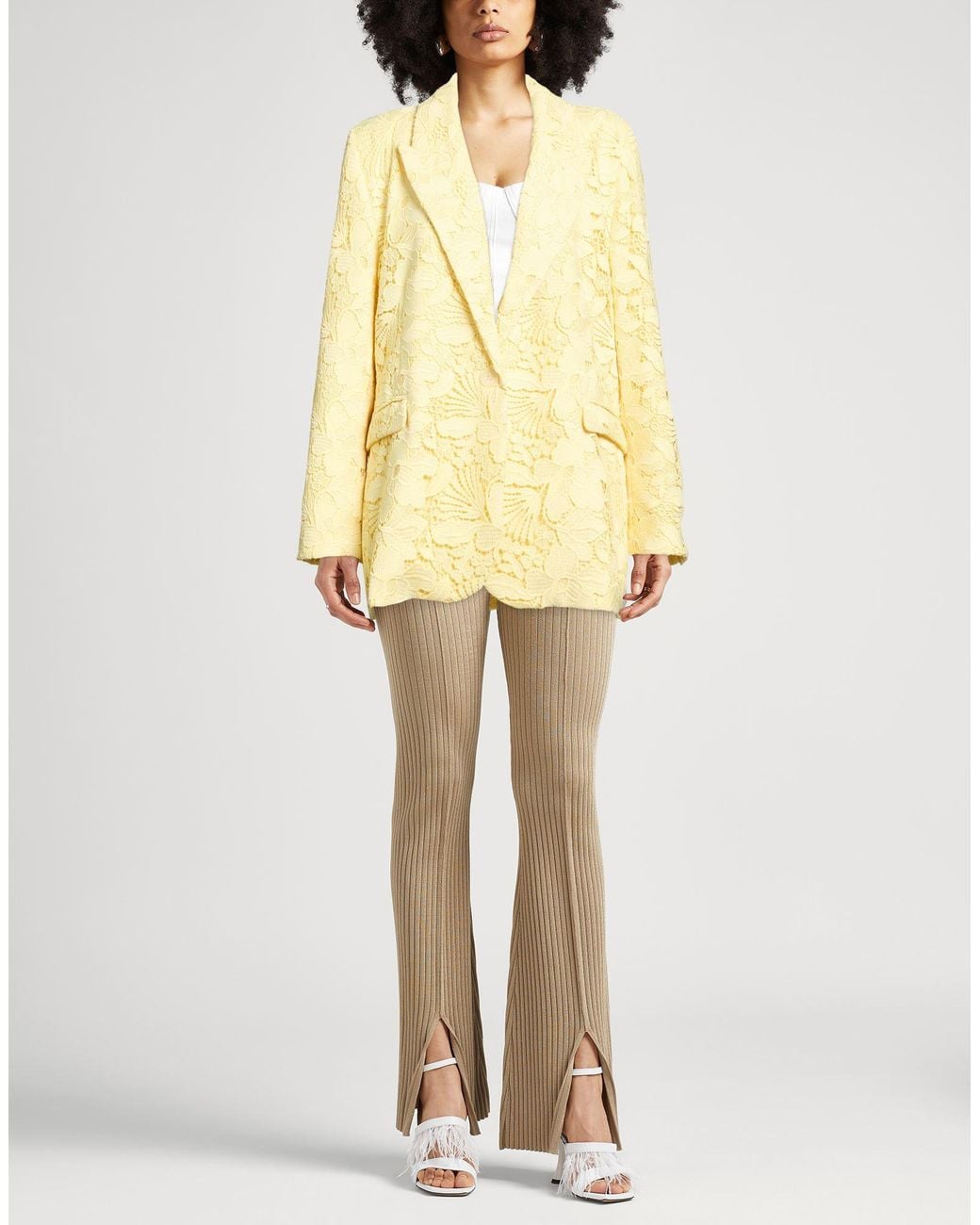 DES_PHEMMES Metallic Blazer