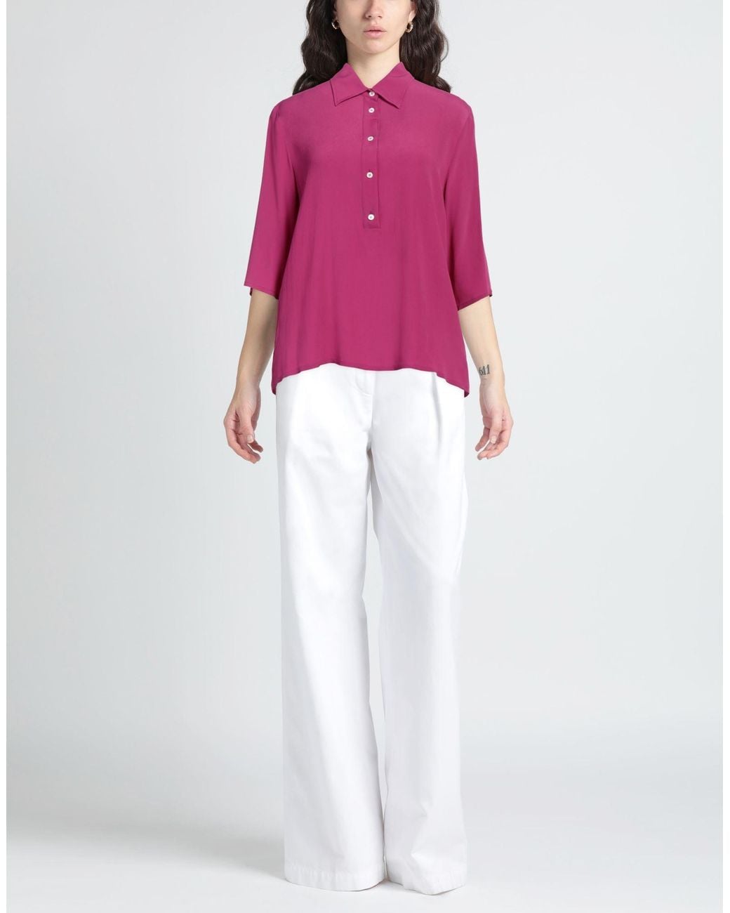 Glanshirt Pink Top