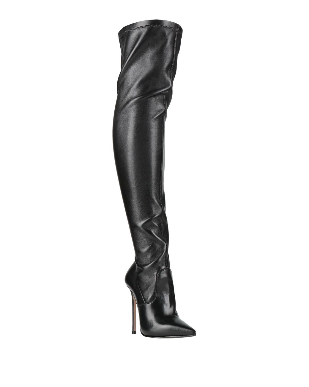 Le Silla Black Boot Leather