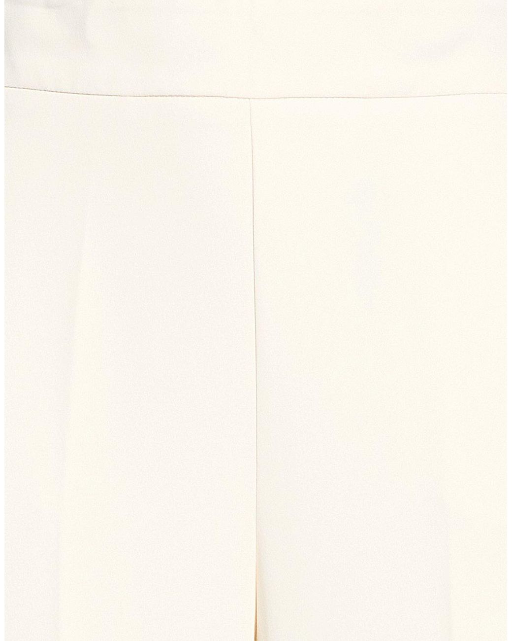Kocca White Cream Pants Polyester, Elastane