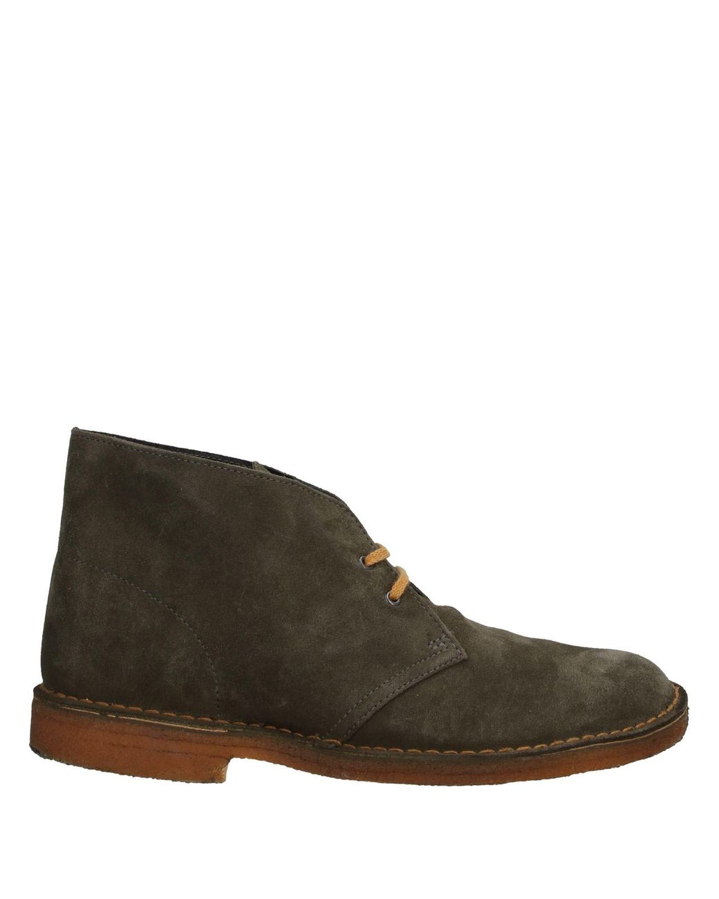 Clarks Leather Ankle Boots in Military Green (Green) for Men Lyst