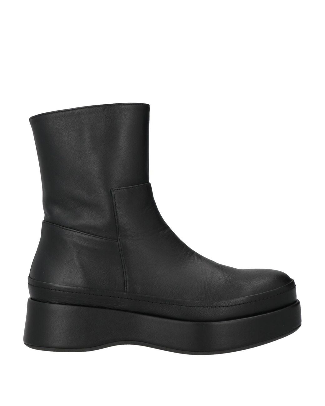 Paloma Barceló Black Danube Ankle Boots Leather