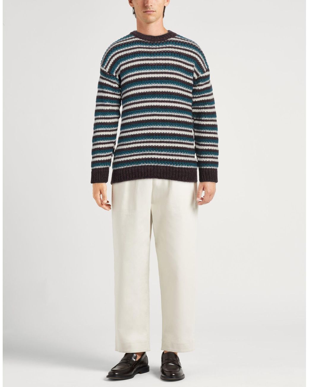 Takeshy Kurosawa Blue Sweater Acrylic, Wool, Alpaca Wool for men