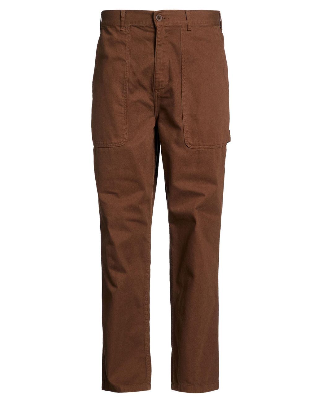 Palmes Brown Pants Organic Cotton for men