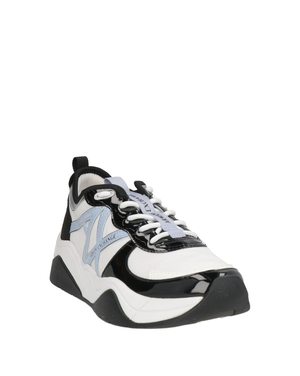 ARMANI EXCHANGE White Sneakers Polyester, Polyurethane