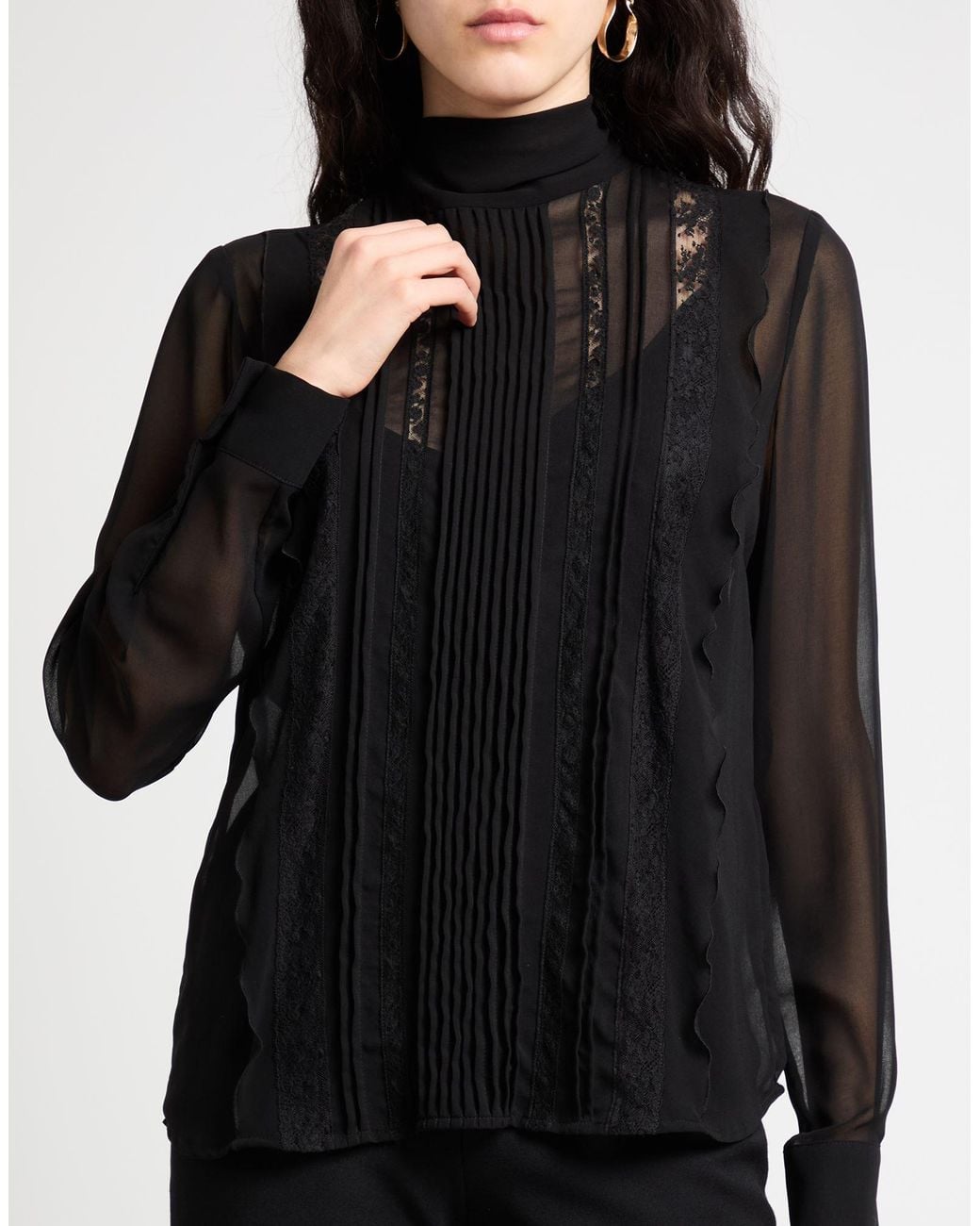 P.A.R.O.S.H. Black Top Polyester, Polyamide