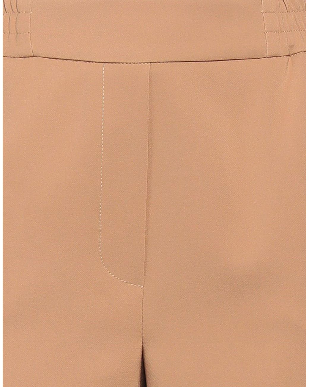 Gai Mattiolo Natural Pants Polyester, Elastane