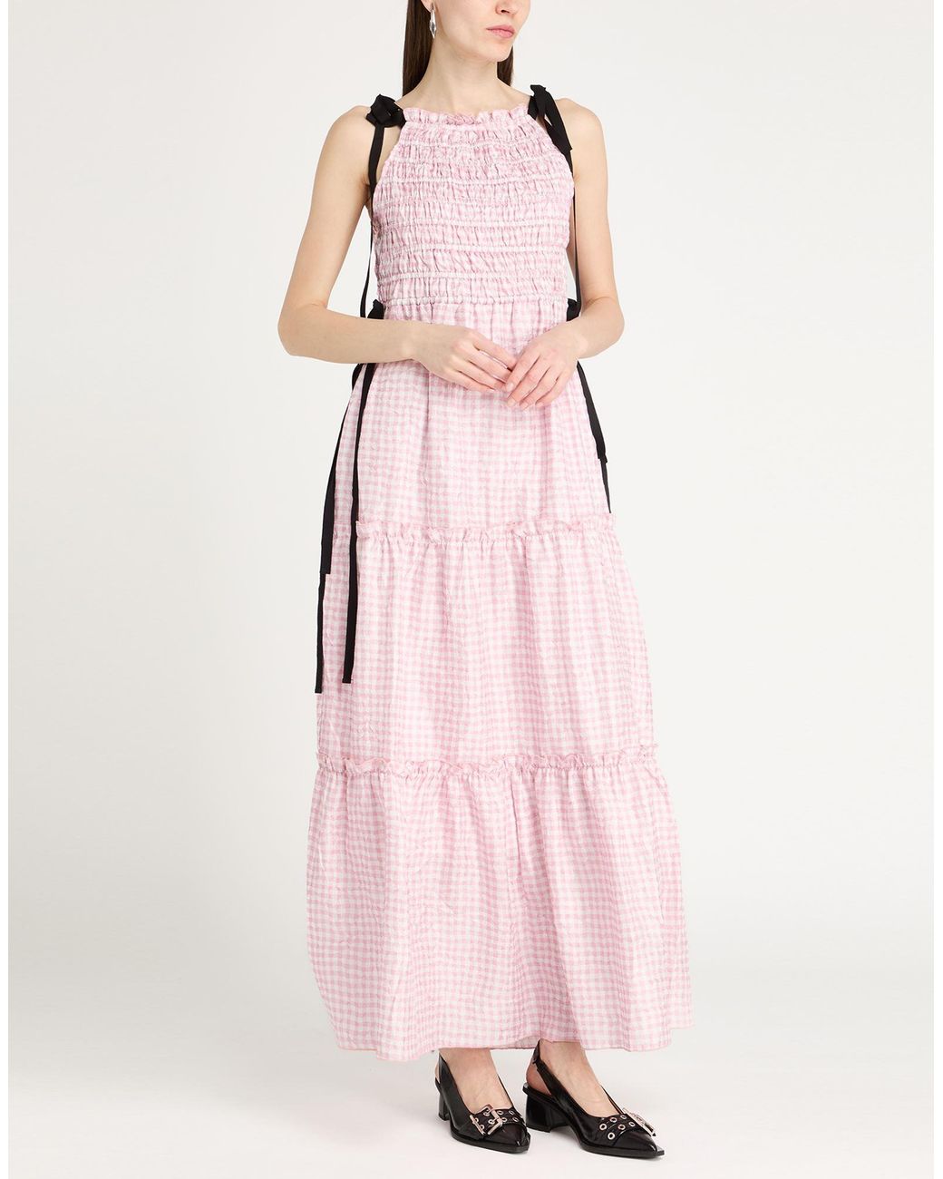 Ganni Pink Maxi Dresses