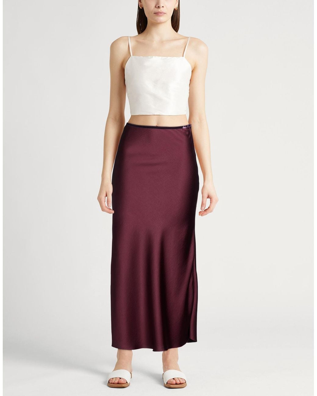 Jucca Purple Maxi Skirt