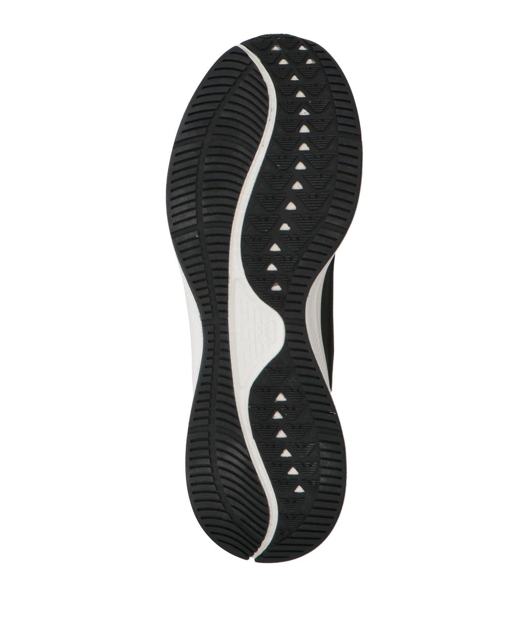 EA7 Black Sneakers Cow Leather, Polyester for men
