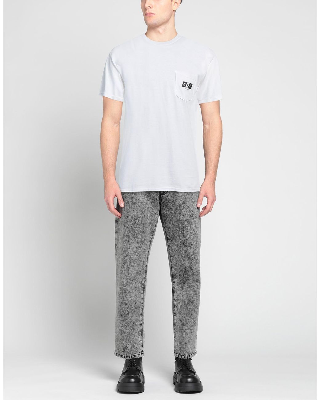 A.I.E. White T-Shirt Cotton for men