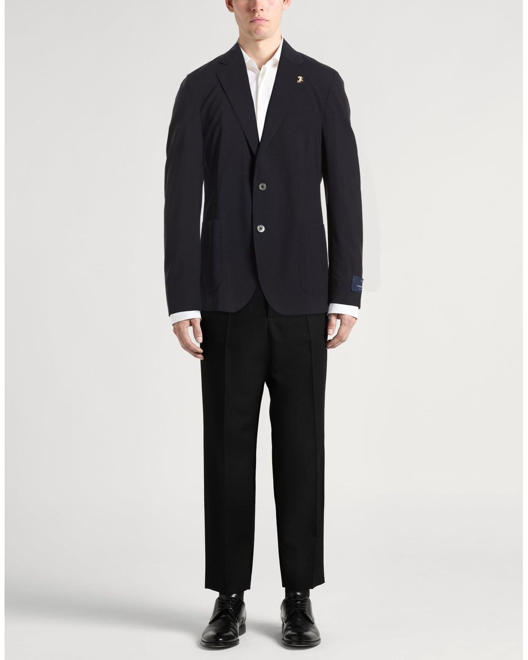 Tombolini Blue Midnight Blazer Virgin Wool for men