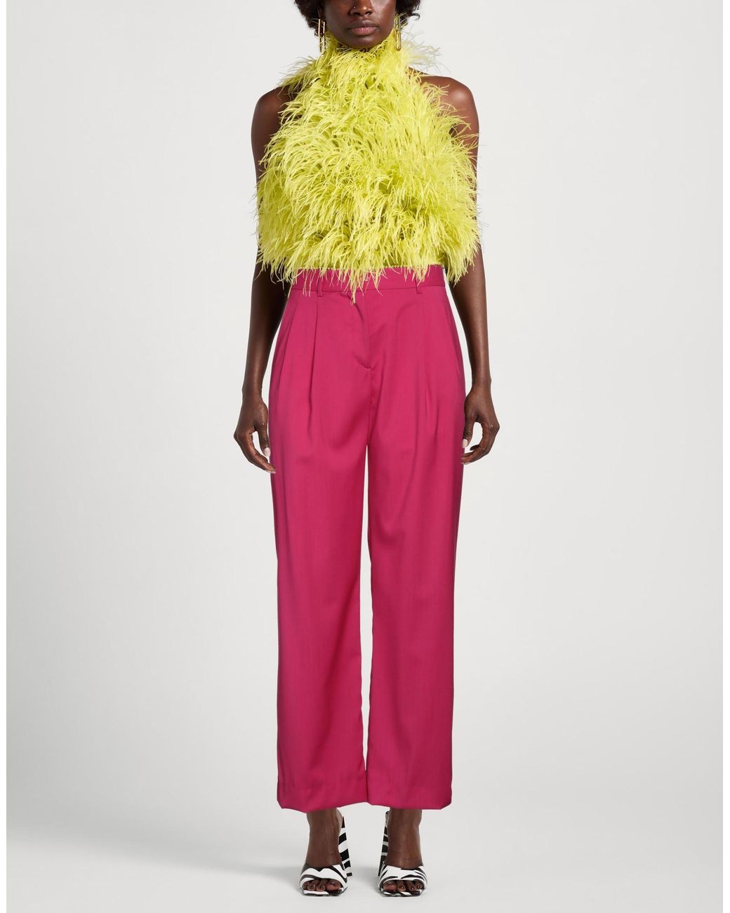 Brian Dales Pink Pants Wool
