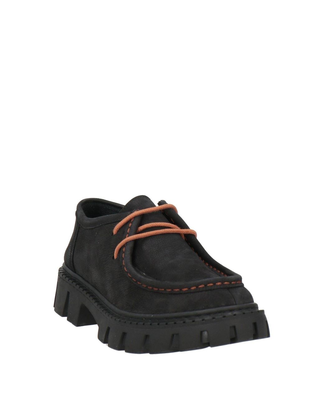 Nila & Nila Black Lace-Up Shoes