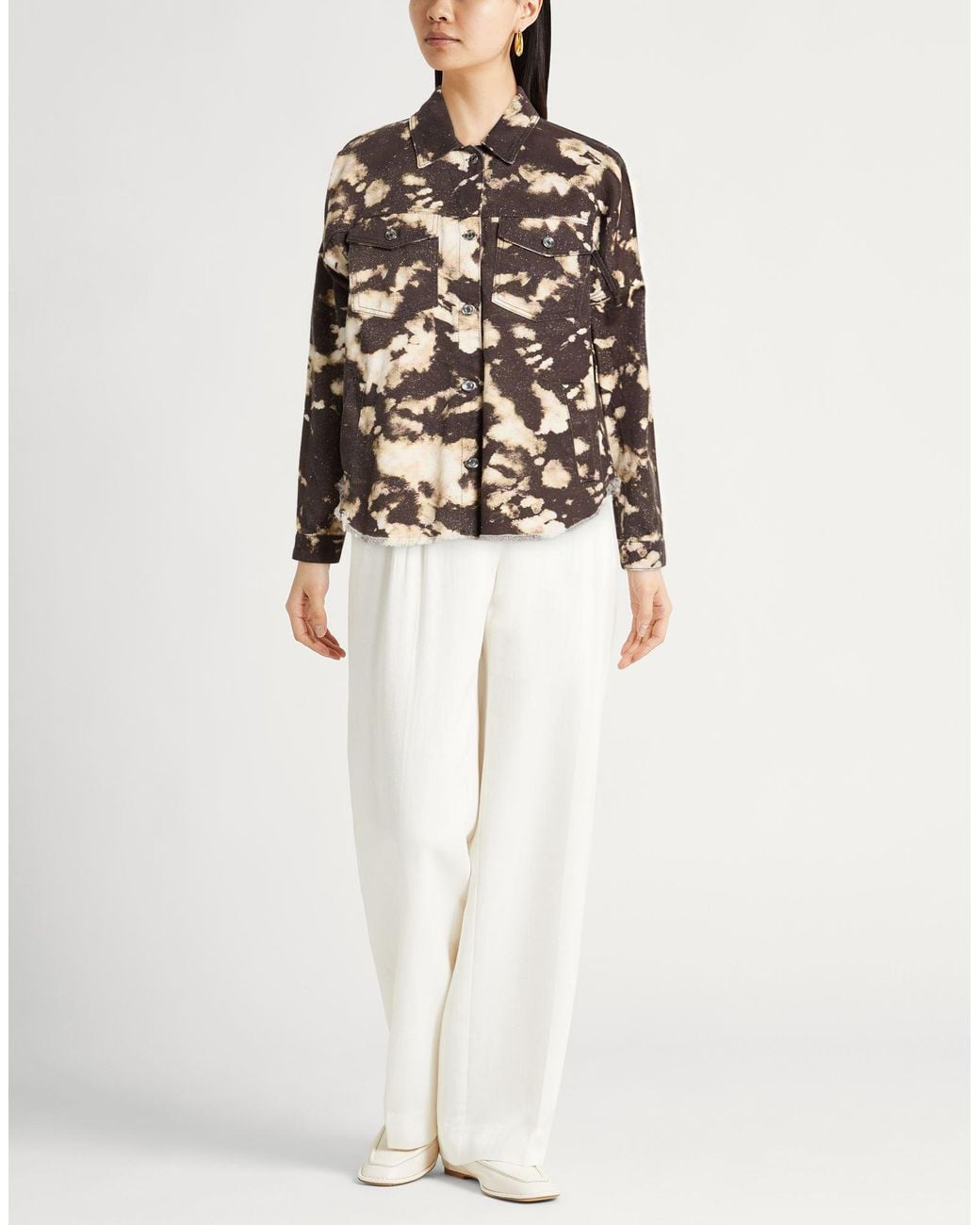 Liu Jo Brown Denim Outerwear