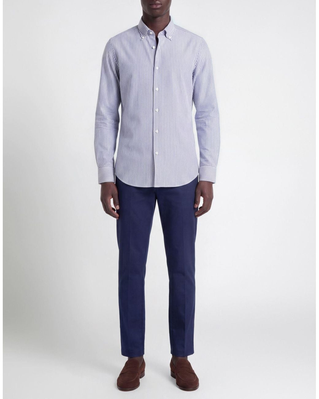 ALEX INGH Purple Shirts for men