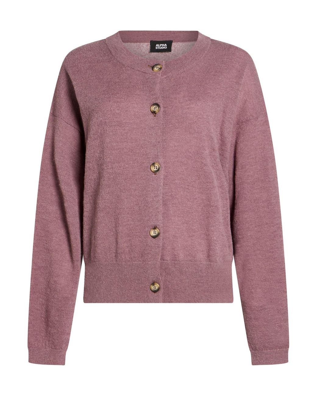 Alpha Studio Pink Strickjacke