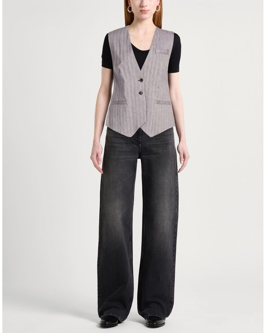 MAX&Co. Purple Tailored Vests