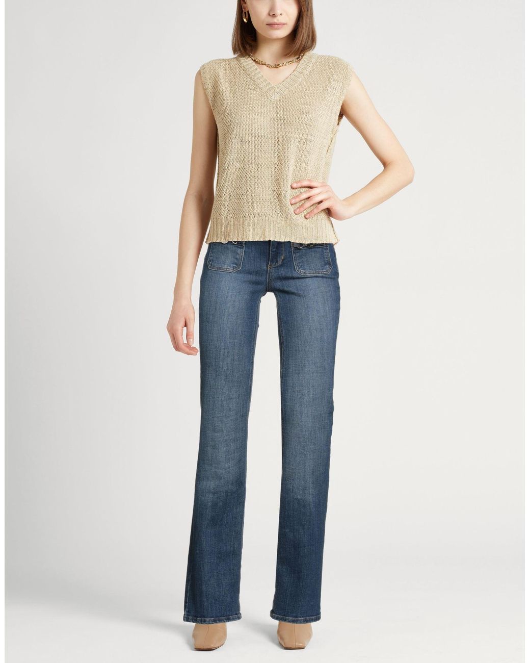 Liu Jo Blue Better Denim Jeans Cotton, Elastane