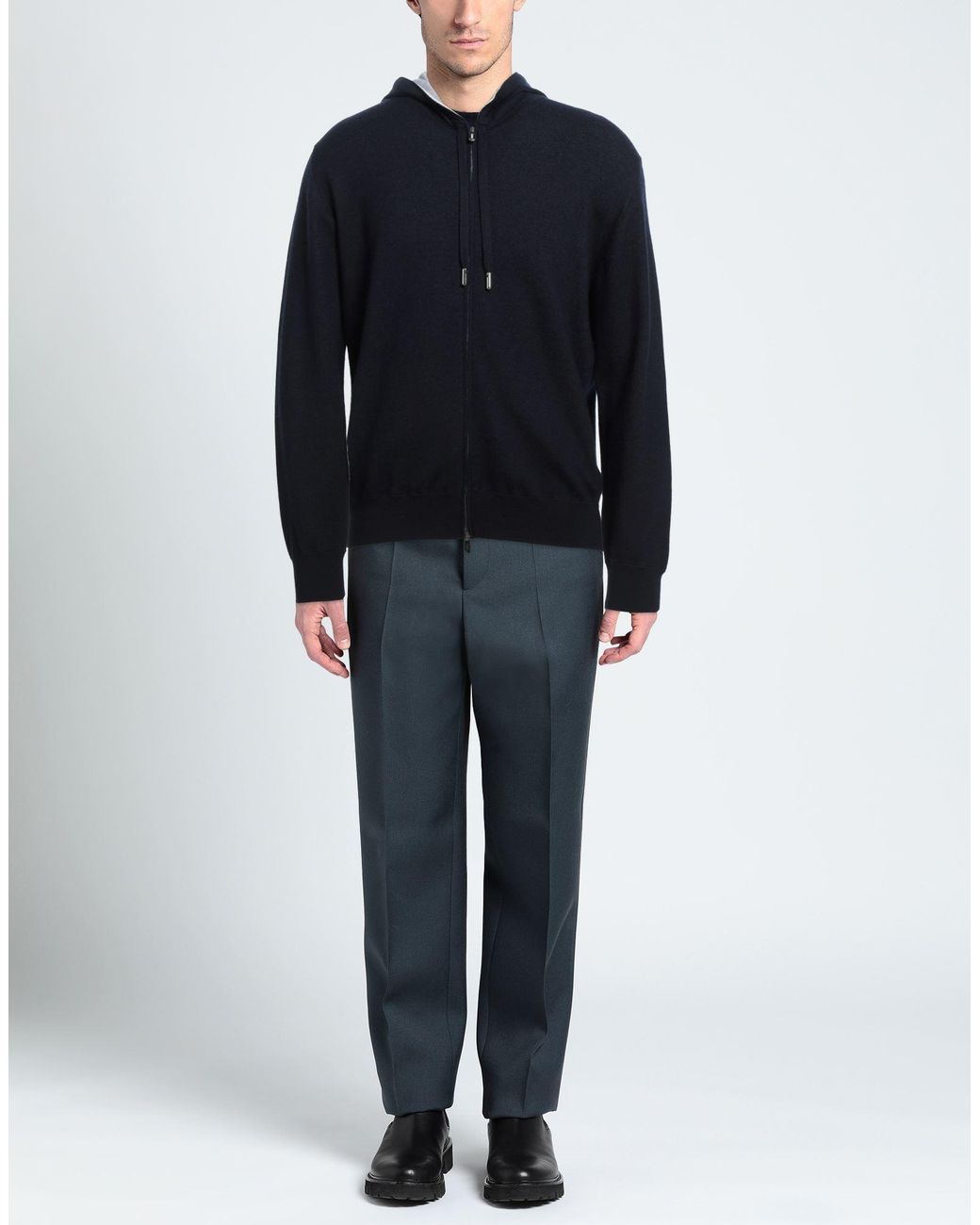 Fedeli Blue Cardigan for men