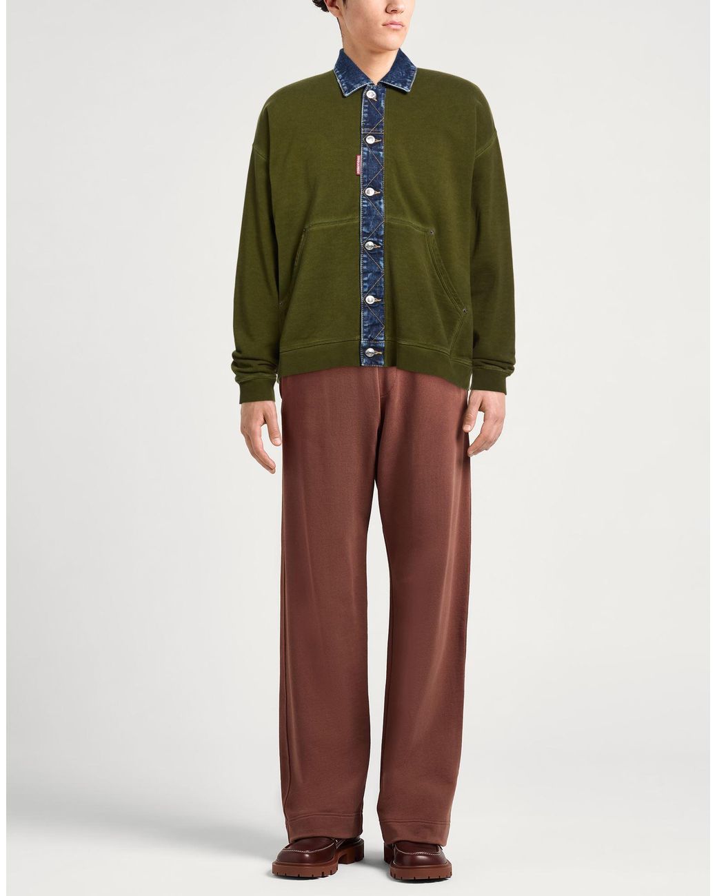DSquared² Green Sweatshirt Cotton for men