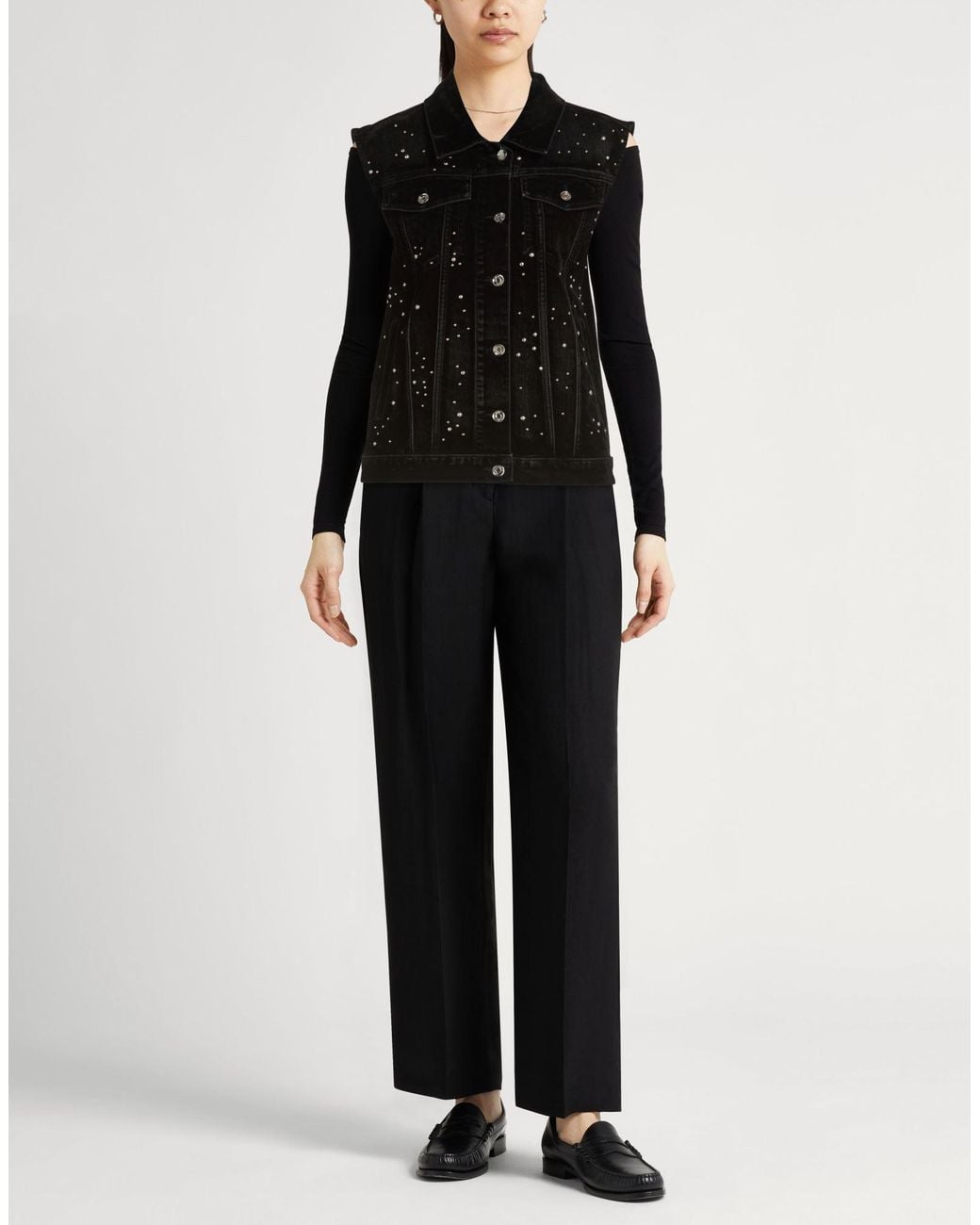 Liu Jo Black Vests