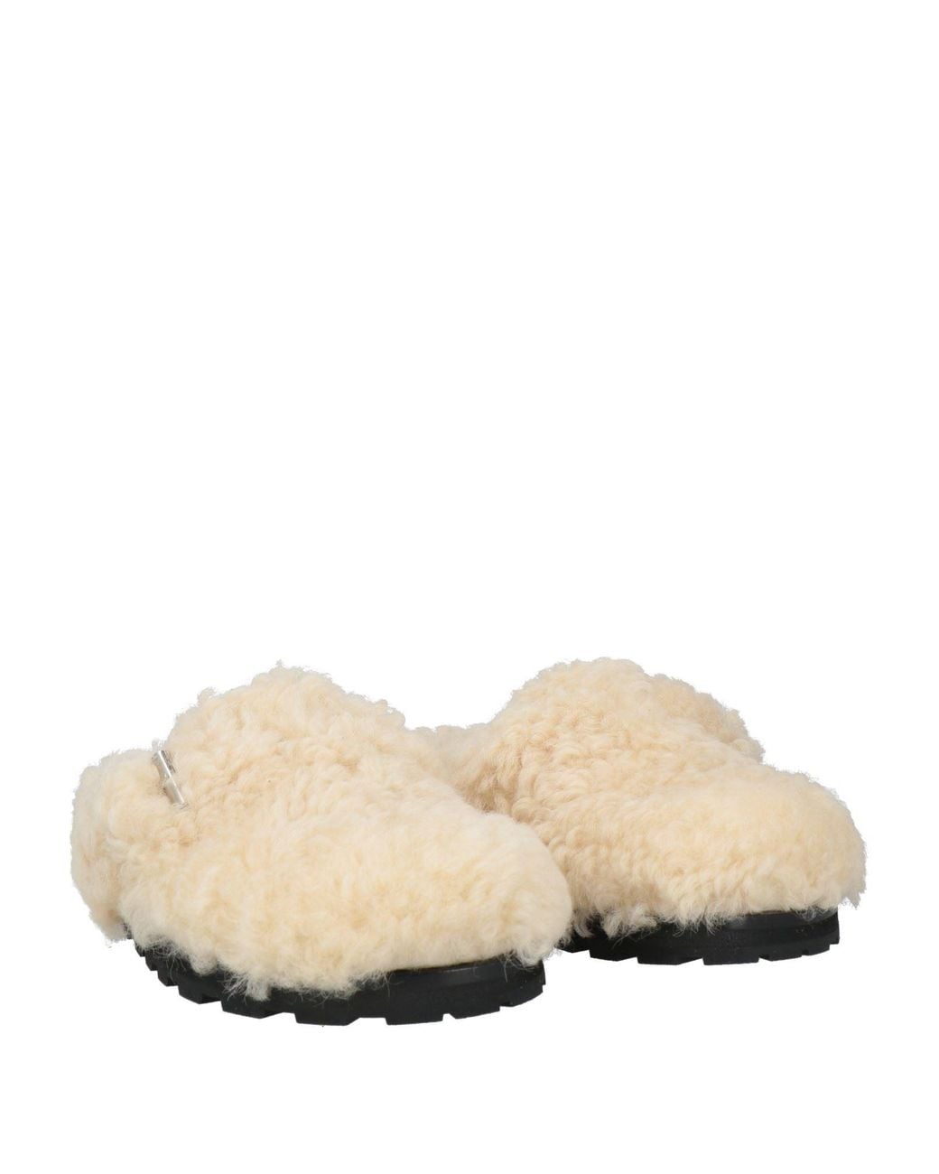 Jil Sander White Ivory Mules & Clogs Leather