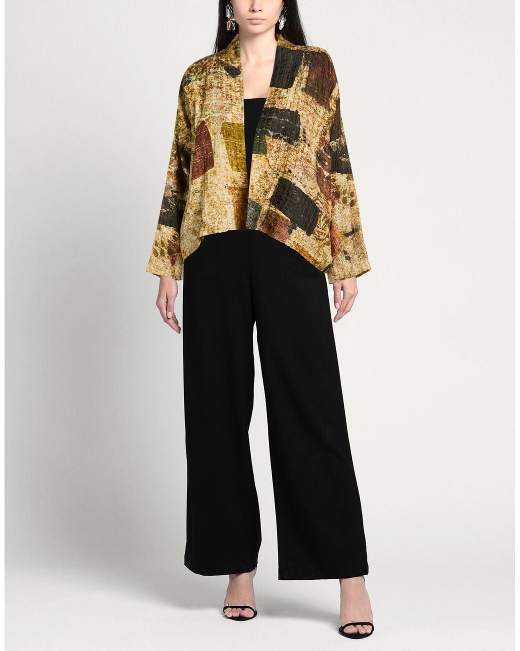 Yavi Metallic Jacket Silk