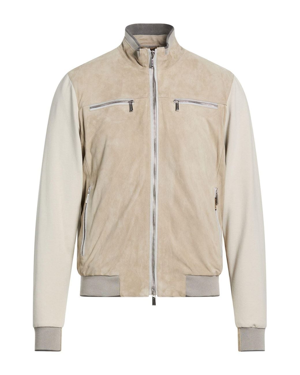 Moorer Natural Light Jacket Ovine Leather for men