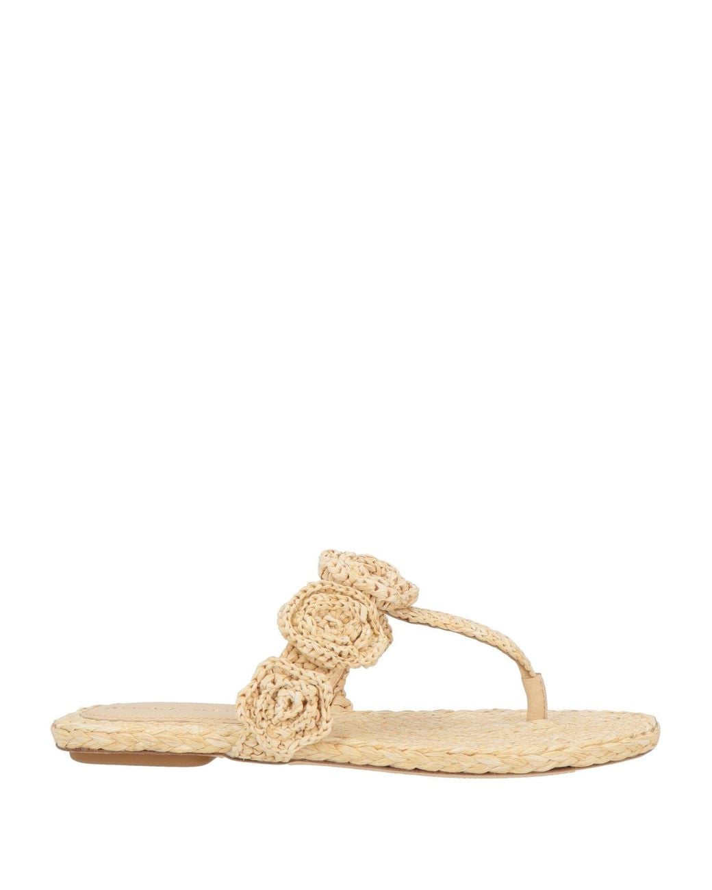 Tongs Stuart Weitzman en coloris Natural