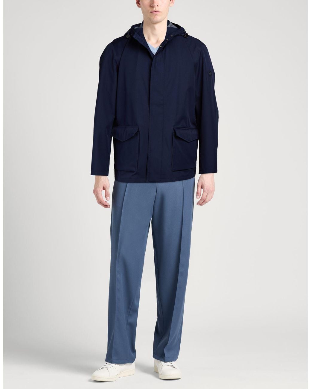 Hackett Blue Overcoat & Trench Coat for men