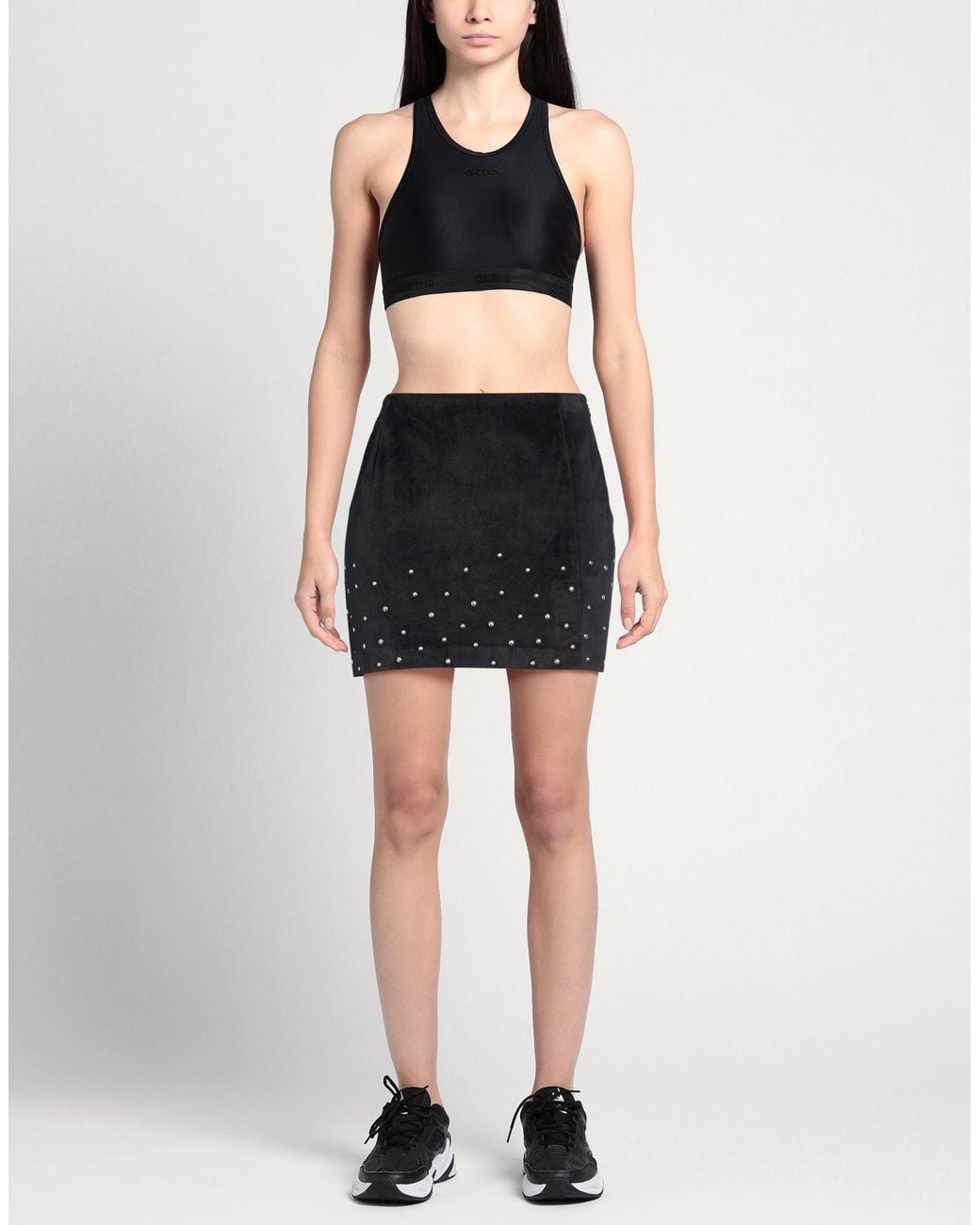 Gaelle Paris Black Mini Skirts