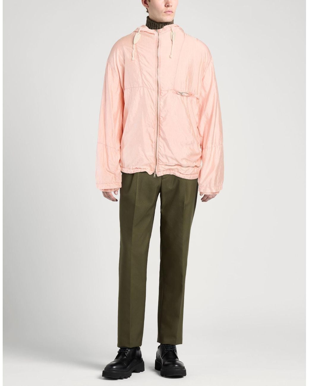 Jil Sander Pink Blush Jacket Polyamide, Silk for men