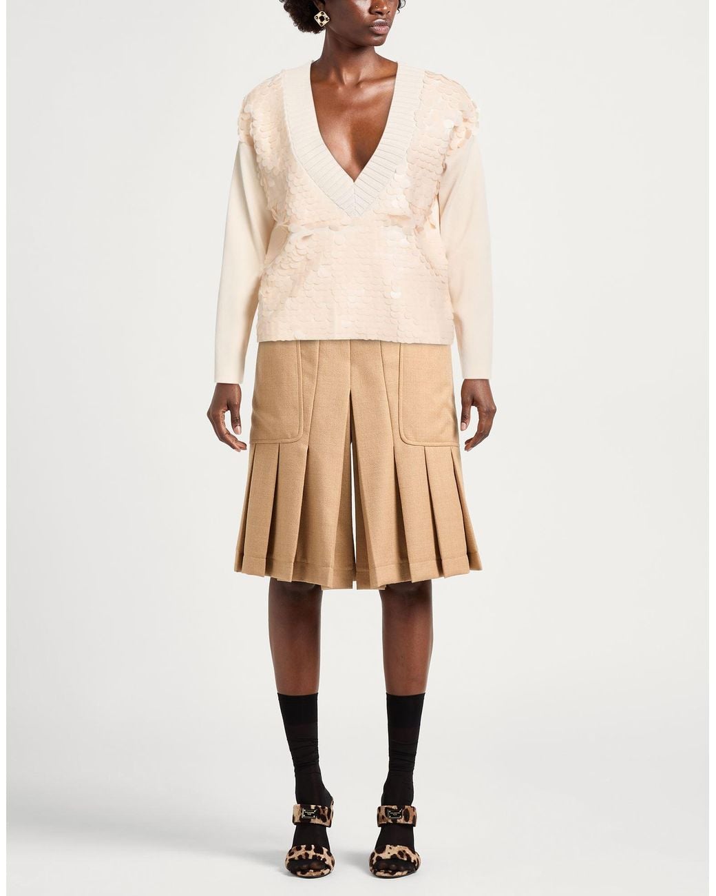 Pullover Alpha Studio en coloris Natural